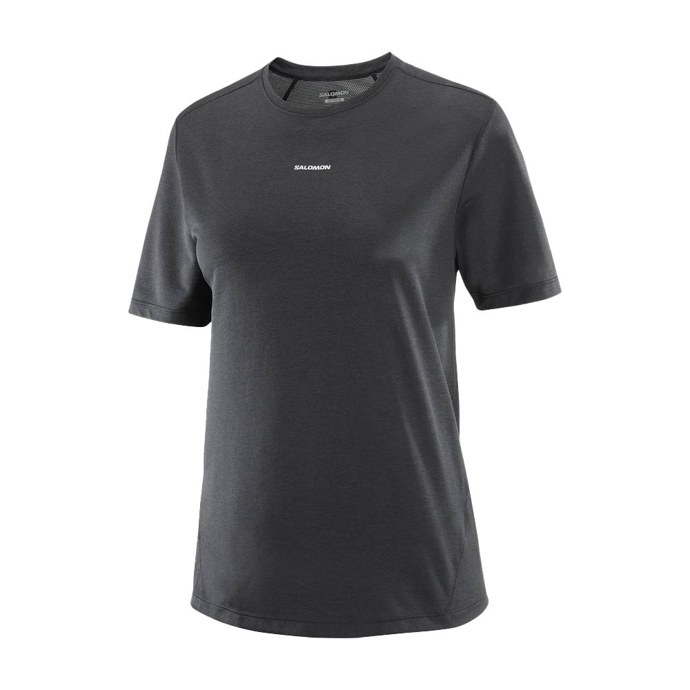 【ネコポス発送可】 サロモン SALOMON ランニング ウェア 半袖 Tシャツ SHAKEout CORE LC2425200 レディース 女性 26SP 春夏