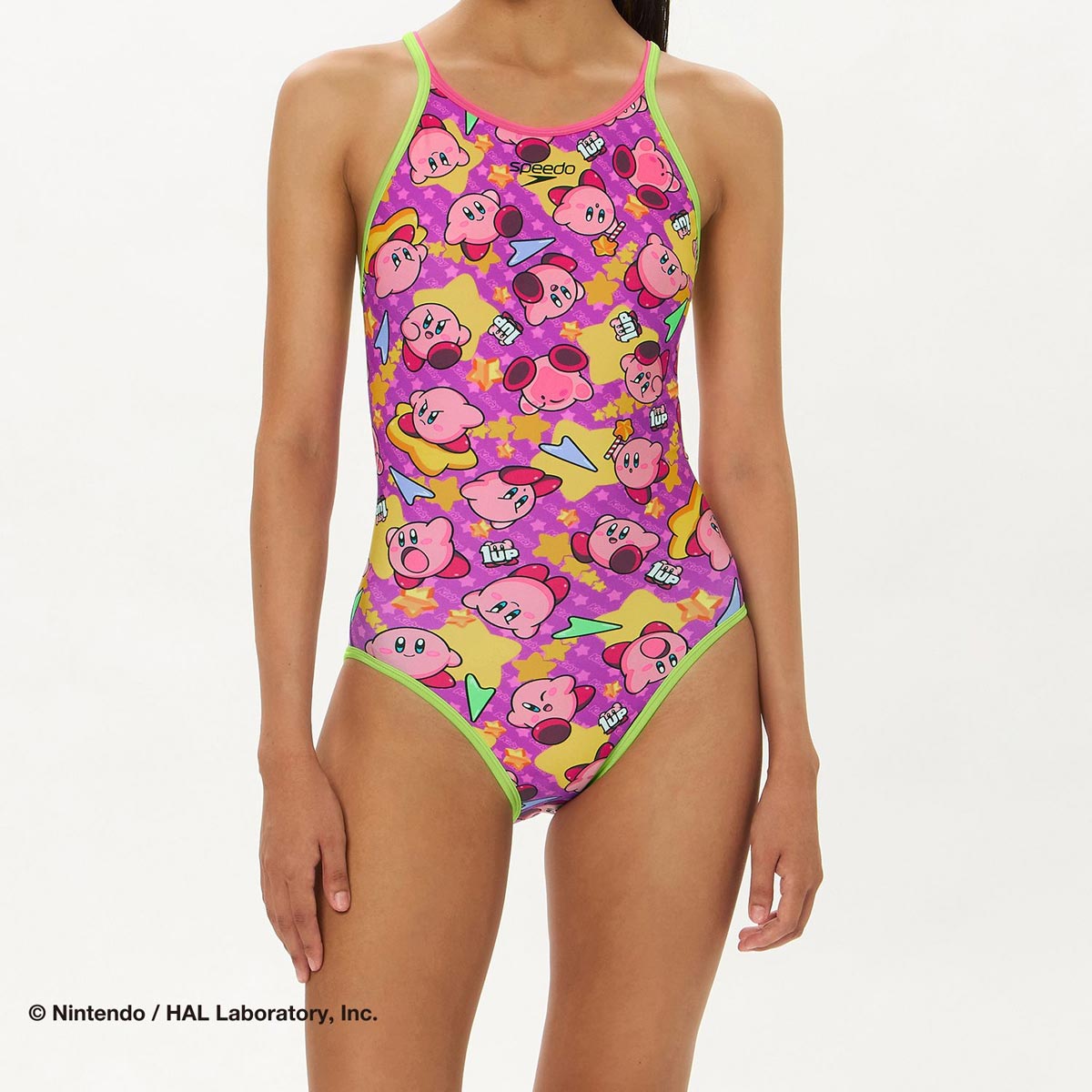 【お買い物マラソン期間中P5倍★2/4 20:00～2/10 1:59まで】【セール10%OFF！】スピード SPEEDO スイム トレーニング 競泳 水着 カービィ スーパースター ターンズ スーツ STW02601-PU レディース 女性 26S1