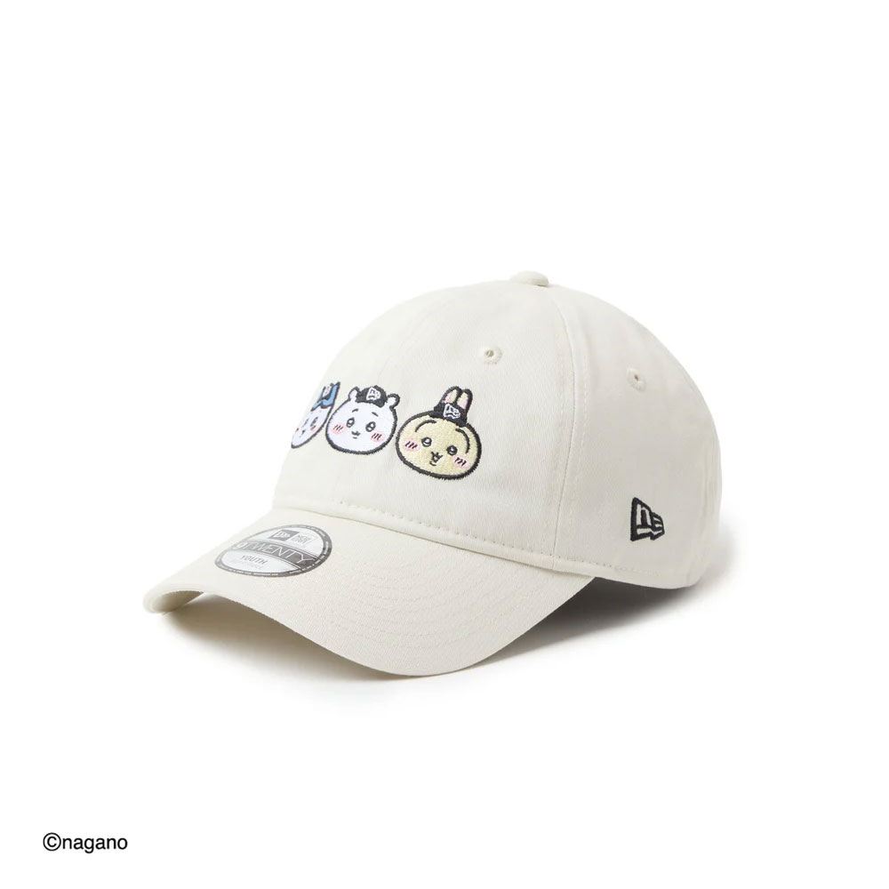 樂天商城 - ニューエラ NEW ERA アウトドア カジュアル 帽子 キャップ キッズ Youth 9TWENTY ちいかわ / ちいかわ・ハチワレ・うさぎ アイボリー 14864477 ジュニア キッズ 子ども 男の子 女の子 26SP 春夏