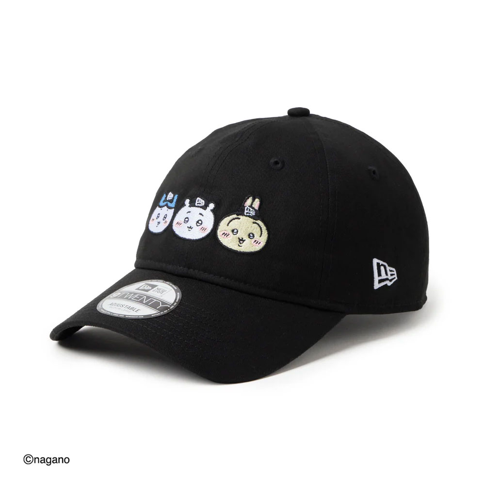 樂天商城 - 【お買い物マラソン期間中P5倍★4/24 20:00〜4/27 9:59まで】ニューエラ NEW ERA アウトドア カジュアル 帽子 キャップ 9TWENTY ちいかわ / ちいかわ・ハチワレ・うさぎ ブラック 14864520 メンズ レディース ユニセックス 26SP 春夏