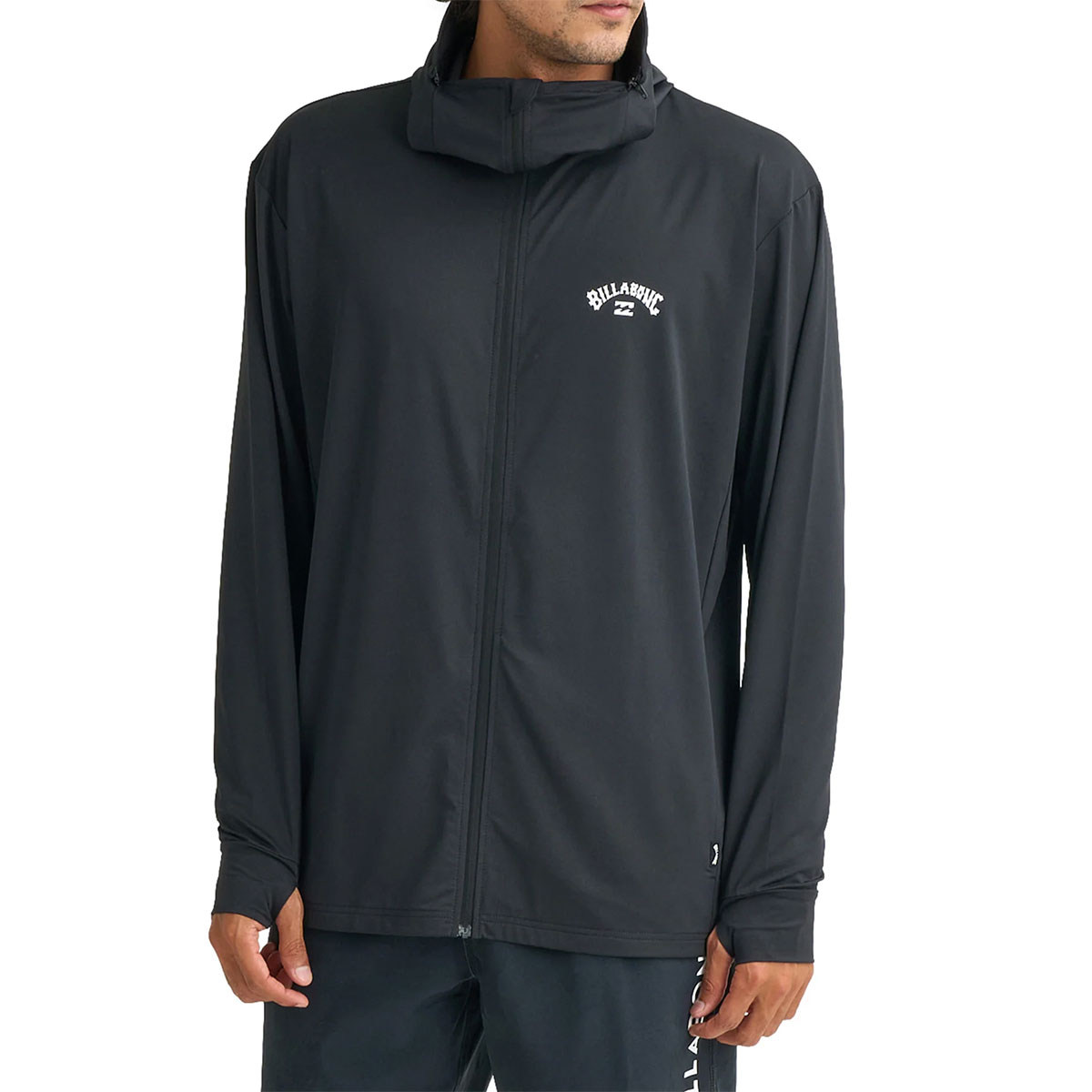 Rash Guards - 【お買い物マラソン期間中P5倍★4/14 20:00〜4/17 9:59まで】ビラボン BILLABONG サーフィン サーフ ラッシュガード UVカット AIR DRY MESH PARKA ジップラッシュガード BG011866 メンズ 男性 26SP 春夏