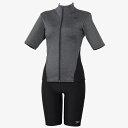 スピード SPEEDO スイム フィットネス 水着 ショート スリーブ ウェイビー セパ Short Sleeve Wavy Sepa SFW32501-KX レディース 女性 25S1 春夏(4)