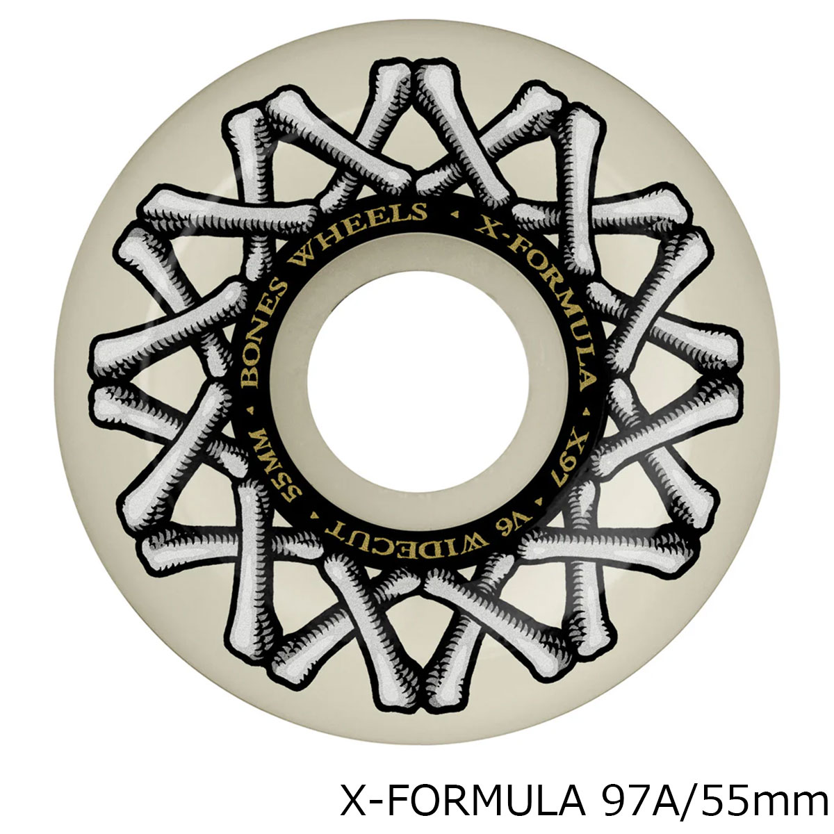 ボーンズ BONES スケボー スケートボード ウィール エックス フォーミュラ X-FORMULA WIDE-CUT V6 55MM 97A 33222338