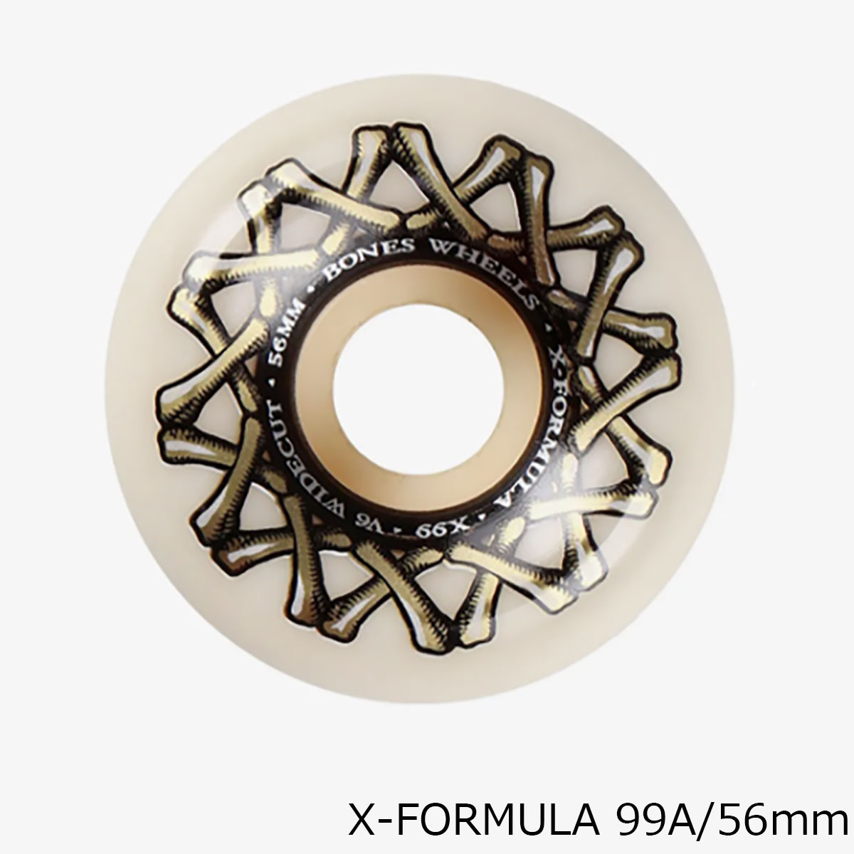 ボーンズ BONES スケボー スケートボード ウィール エックス フォーミュラ X-FORMULA WIDE-CUT V6 56MM..