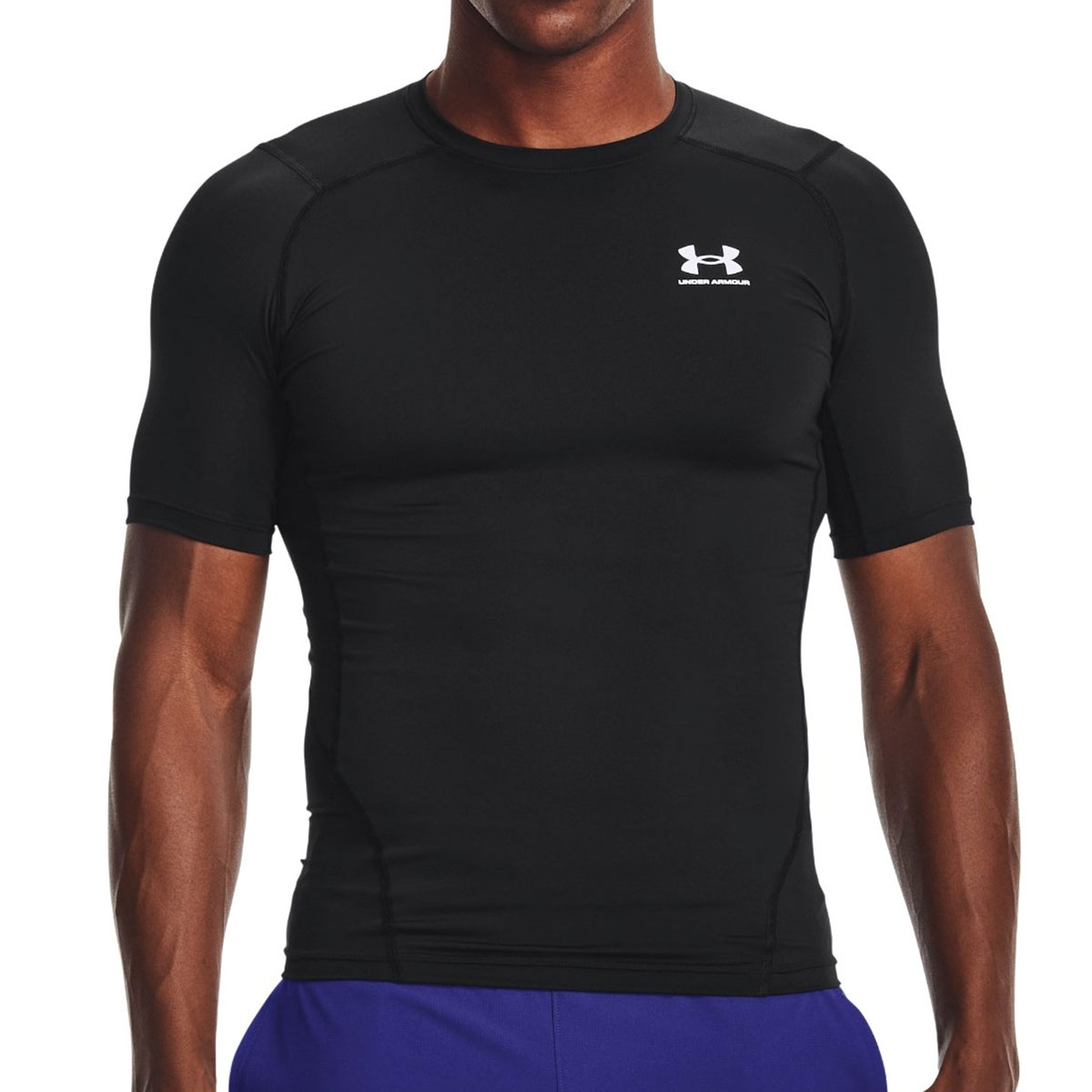 【お買い物マラソン期間中P5倍★5/23 20:00〜5/27 1:59まで】アンダーアーマー UNDER ARMOUR ジム フィットネス ヨガ ウェア インナーシャツ アンダーシャツ UA ヒートギア アーマー コンプレッション ショートスリーブ シャツ 1361518-001 メンズ 男性 24FA 秋冬
