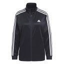 アディダス adidas ジム フィットネス トレーニング ウェア アウター ジャケット ジャージ ジャケット MH 3ST トラックトップ JUH57 レディ...