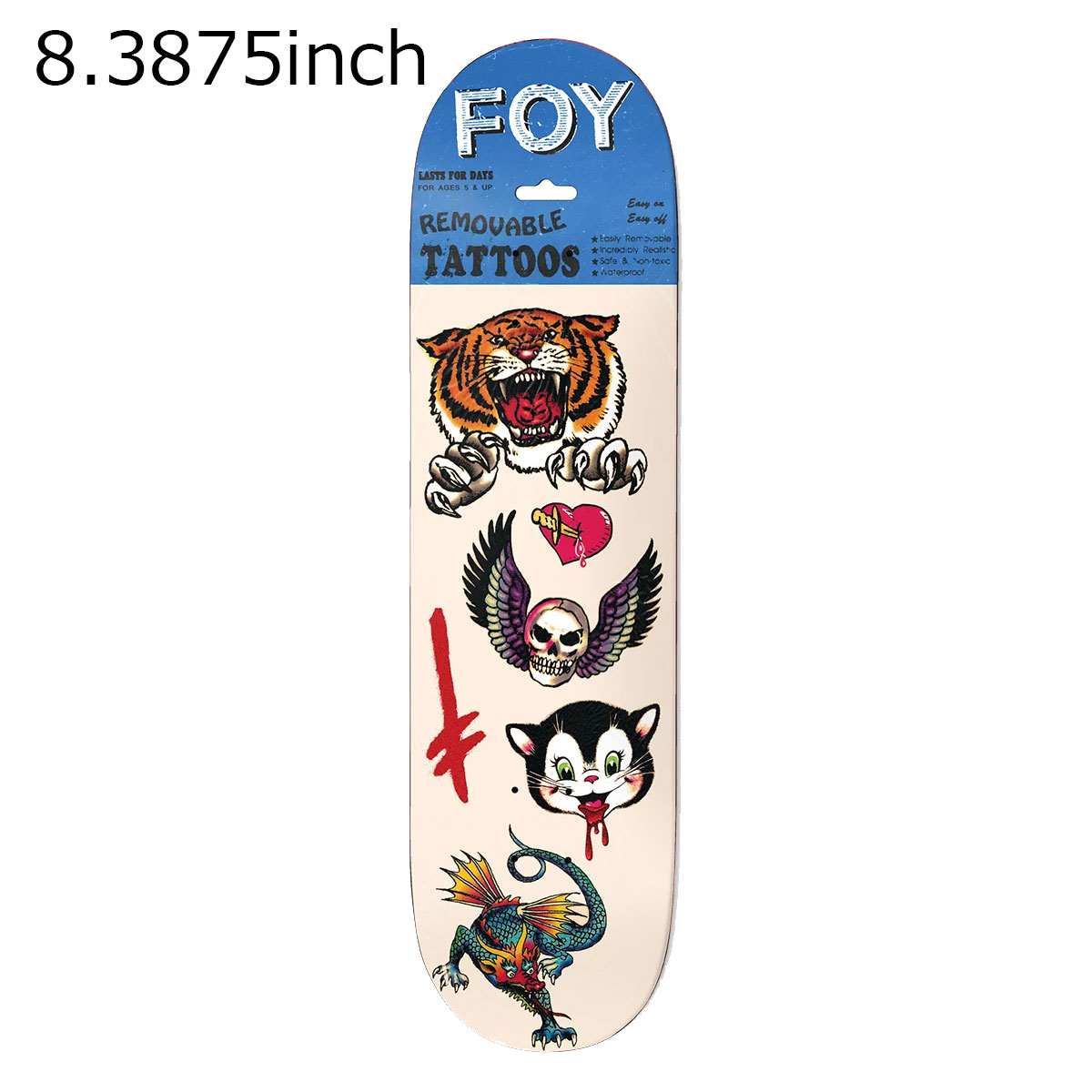デスウィッシュ DEATHWISH スケボー スケートボード デッキ 板 JF Tattoos Deck 8.3875 01-01-2101