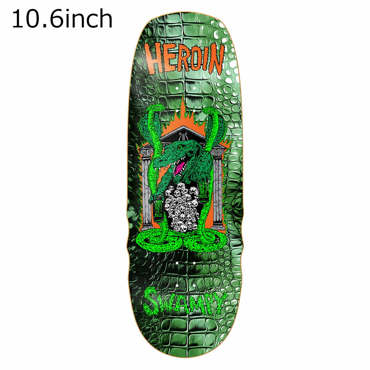 ヘロイン HEROIN スケボー スケートボード デッキ 板 Swampy Knock Off Deck 10.6 06-01-0758