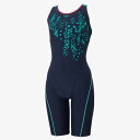 スピード SPEEDO スイム フィットネス 水着 クラッシュ ドット ルースンニー スキン Crash Dot Loosen Kneeskin SFW12505-NA レディース 女性 25S1 春夏(4)
