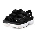 【お買い物マラソン期間中P5倍★8/4 20:00~8/11 1:59まで】フィラ FILA スポーツサンダル 靴 ディスラプター SD パフィー DISRUPTOR SD PUFFY USS23082-013 レディース 女性 25SP 春夏