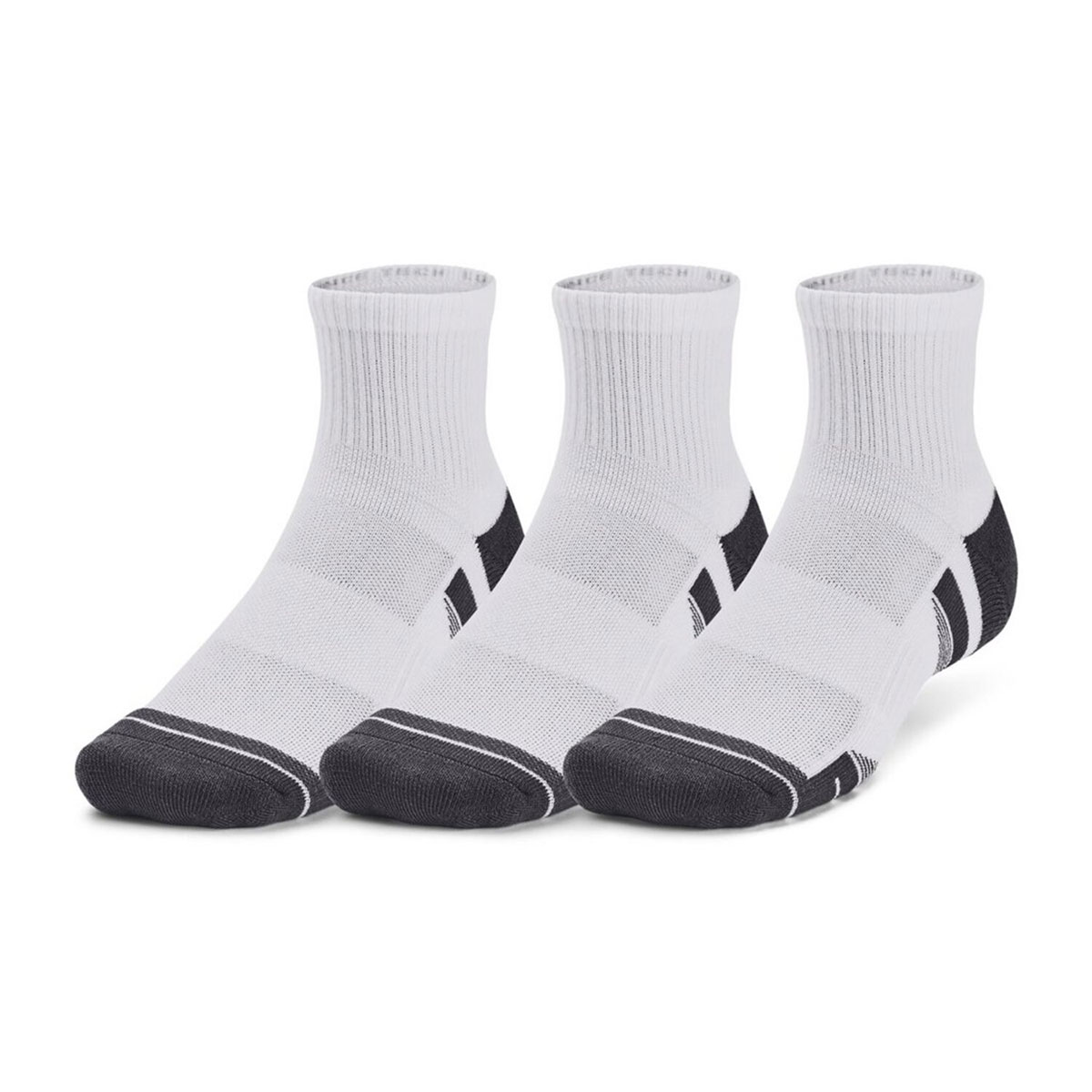 【楽天スーパーSALE期間中P5倍★3/4 20:00〜3/11 1:59まで】アンダーアーマー UNDER ARMOUR ジム フィットネス ヨガ UA パフォーマンステック クオーター ソックス 3足セット UA Performance Tech 3pk Qtr 1379510-100 メンズ レディース ユニセックス 26SP 春夏