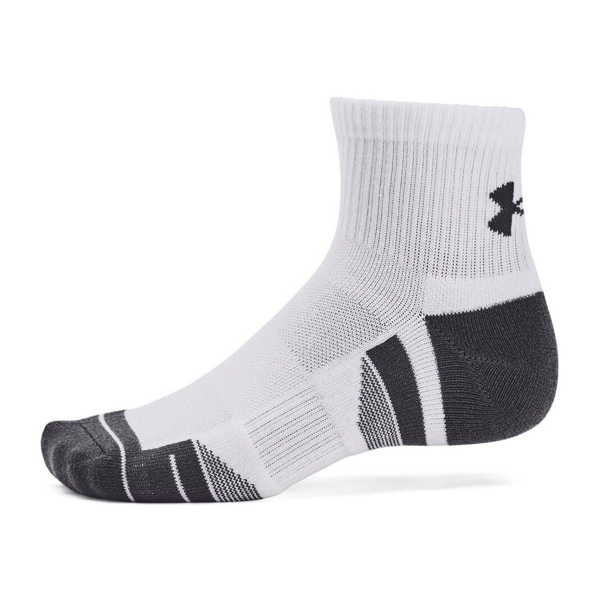 アンダーアーマー UNDER ARMOUR ジム フィットネス ヨガ UA パフォーマンステック クオーター ソックス 3足セット UA Performance Tech 3pk Qtr 1379510-100 メンズ レディース ユニセックス 26SP 春夏