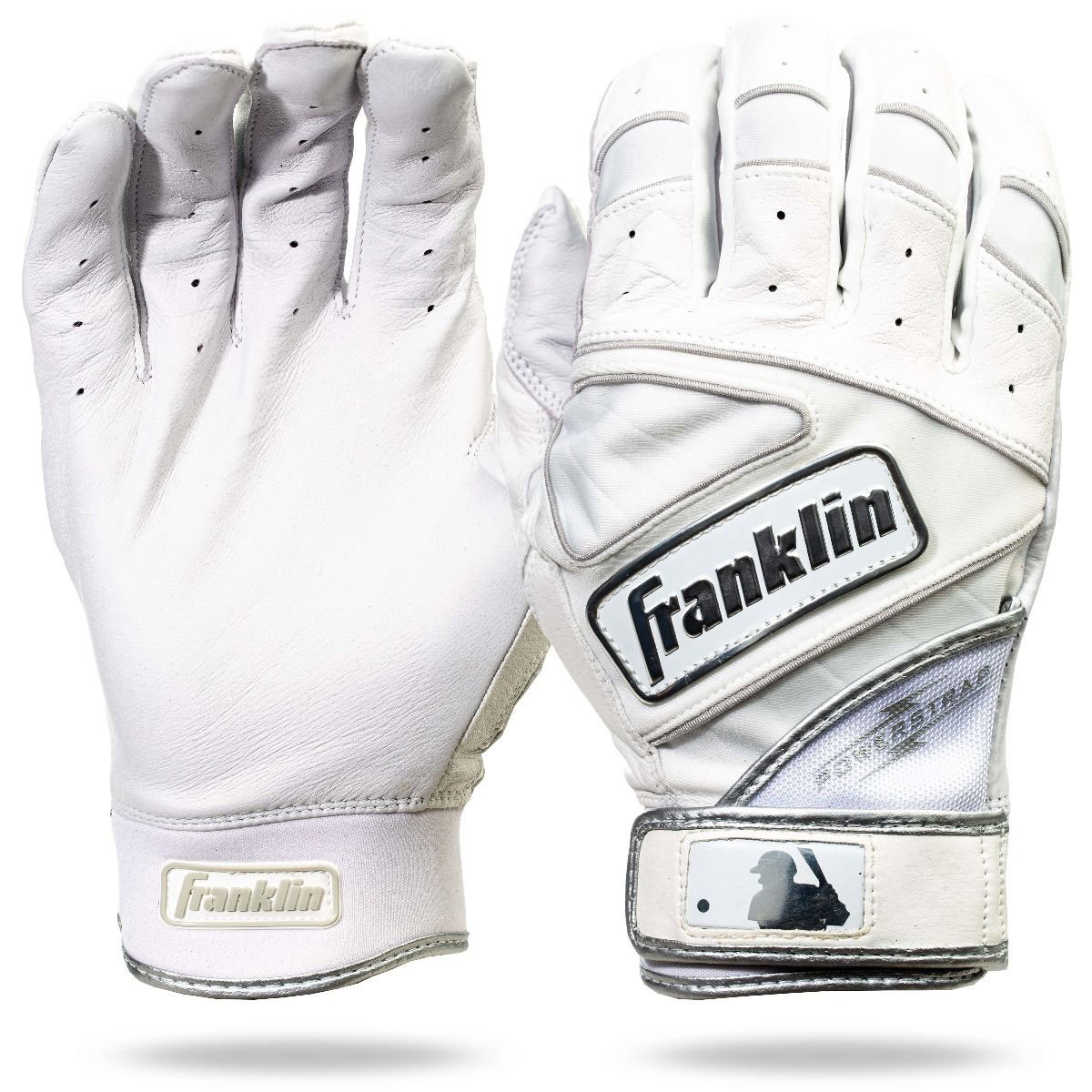 Rakuten - 【お買い物マラソン期間中P5倍★6/20 20:00〜6/26 1:59まで】フランクリン Franklin ベースボール 野球 ソフトボール グローブ 手袋 パワーストラップ クロム POWERSTRAP CHROME バッティング 手袋 両手用 20491