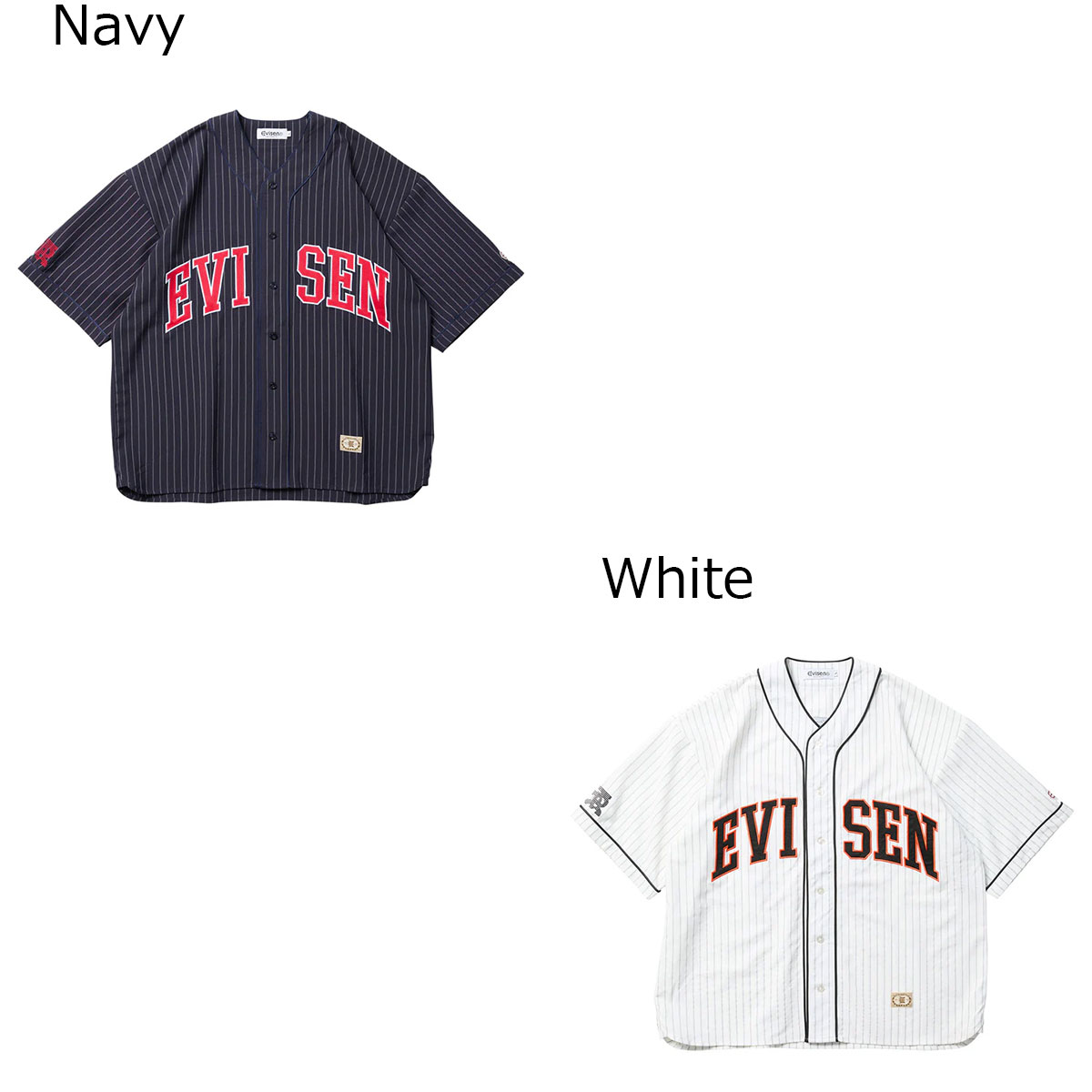 Rakuten - エビセン EVISEN スケボー スケートボード ウェア 半袖シャツ OFFICIAL REPLICA BASEBALL SHIRT 26SS-S03 メンズ 男性 26SP 春夏
