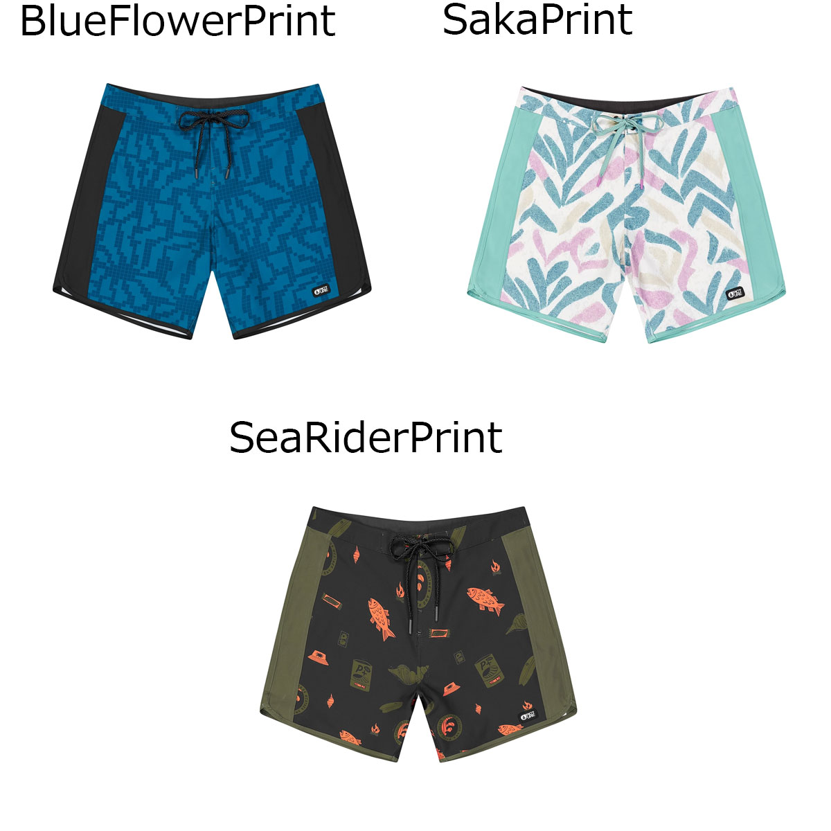 Rakuten - 【お買い物マラソン期間中P5倍★6/20 20:00〜6/26 1:59まで】ピクチャー PICTURE サーフィン サーフ 水着 ボードショーツ トランクス 海パン ANDY 17 PRINTED BRDS MBS0074 メンズ 男性 26SP 春夏