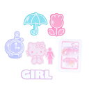 ガール GIRL スケボー スケートボード アクセサリー ハロー キティ STICKER SET GWA62T 25SP 春夏