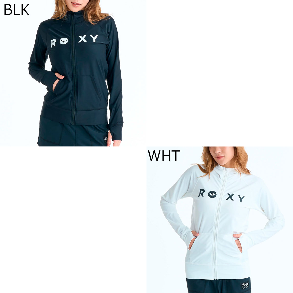 樂天商城 - ロキシー ROXY サーフィン サーフ ラッシュガード UVカット RASHIE PARKA ラッシュパーカ RLY265038 レディース 女性 26SP 春夏