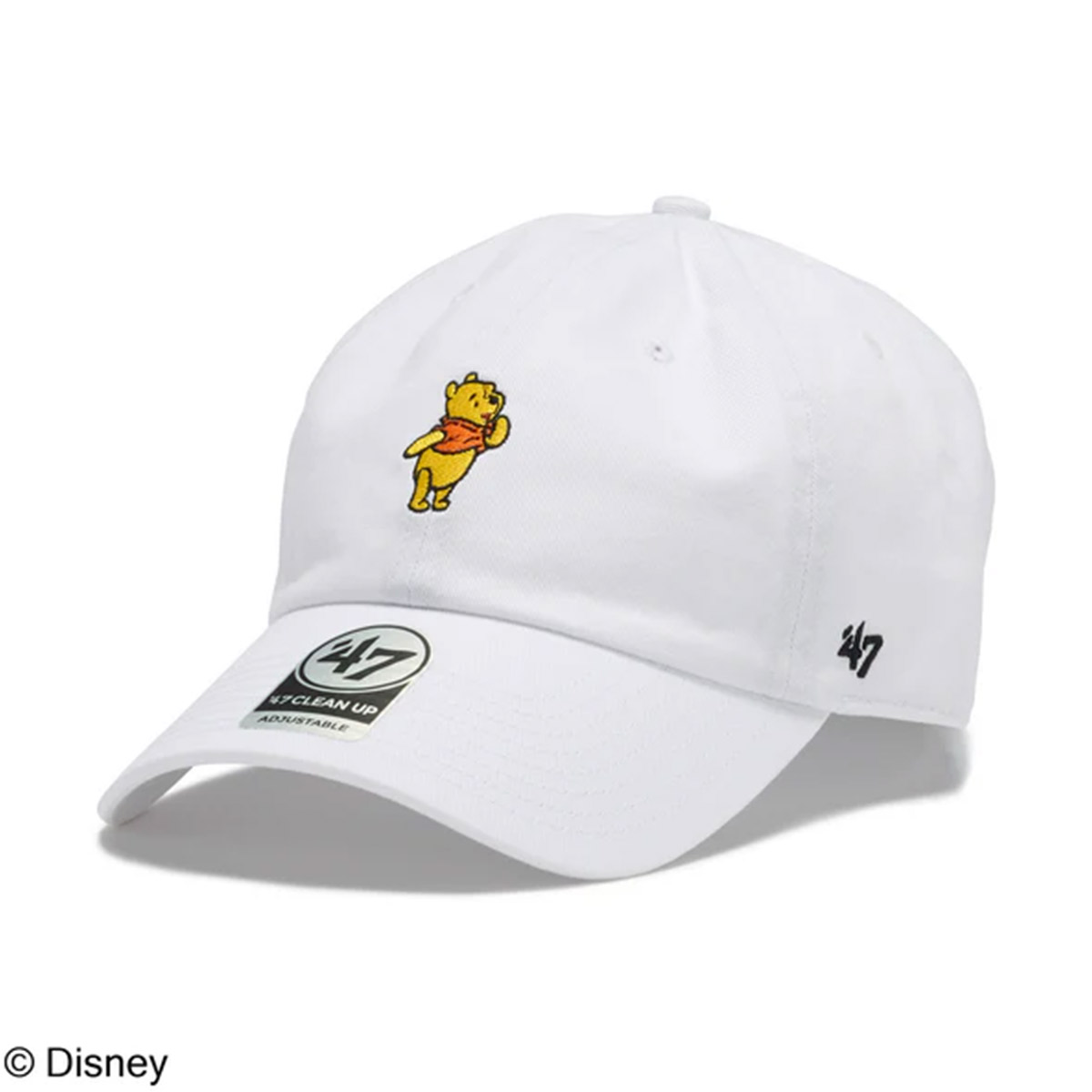 【お買い物マラソン期間中P5倍★3/20 20:00～3/26 1:59まで】フォーティーセブン 47 アウトドア カジュアル 帽子 キャップ クリーンナップ Disney ディズニー ウィニー・ザ・プー ホワイト 14865140 メンズ レディース ユニセックス 25FA 秋冬