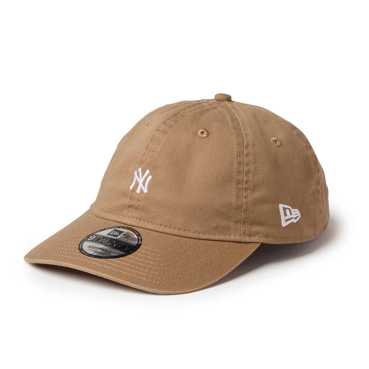 ニューエラ NEW ERA アウトドア カジュアル 帽子 キャップ 9TWENTY ウォッシュドコットン Mini Logo ニューヨーク・ヤンキース カーキ/ホワイト 920 WASHED ML NEYYAN 14942672 メンズ レディース ユニセックス 26SP 春夏
