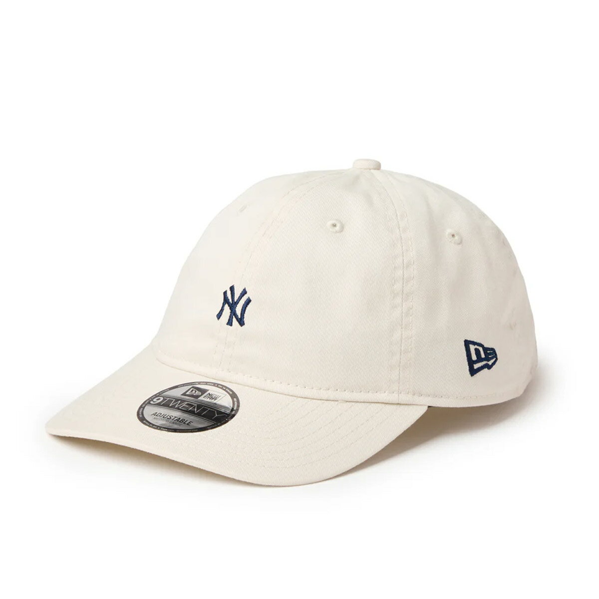 Rakuten - ニューエラ NEW ERA アウトドア カジュアル 帽子 キャップ 9TWENTY ウォッシュドコットン Mini Logo ニューヨーク・ヤンキース アイボリー/ミッドナイトネイビー 920 WASHED ML NEYYAN 14942673 メンズ レディース ユニセックス 26SP 春夏