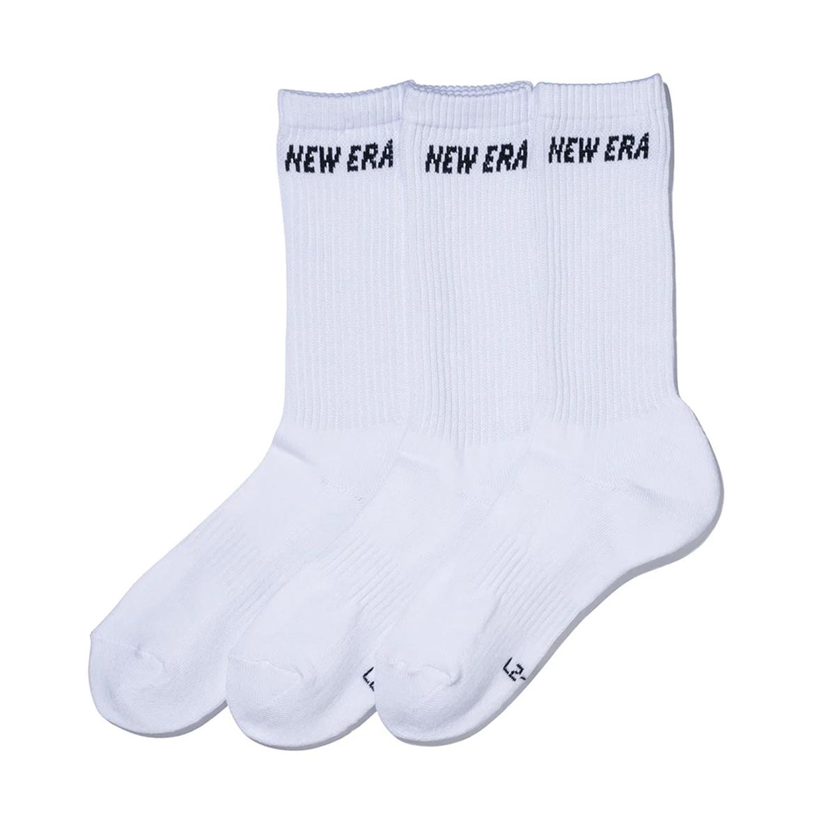 樂天商城 - ニューエラ NEWERA サーフィン サーフ ソックス 靴下 ソックス クルー 3ペア ホワイト 14518176 メンズ レディース ユニセックス 26SP 春夏