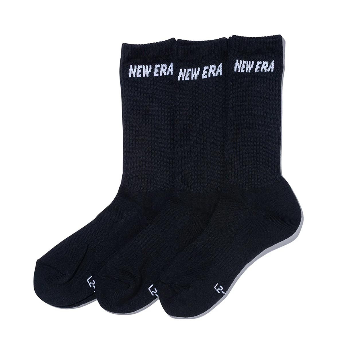 樂天商城 - 【お買い物マラソン期間中P5倍★4/24 20:00〜4/27 9:59まで】ニューエラ NEWERA サーフィン サーフ ソックス 靴下 ソックス クルー 3ペア ブラック 14518183 メンズ レディース ユニセックス 26SP 春夏