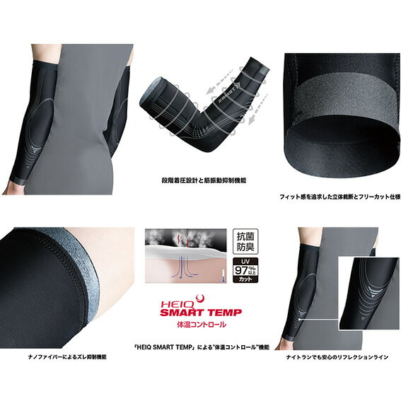 【送料無料 TNK】ザムスト プレシオーネ アーム (腕用スリーブ 両腕入り) 386002 Pressione ARM ZAMST 2