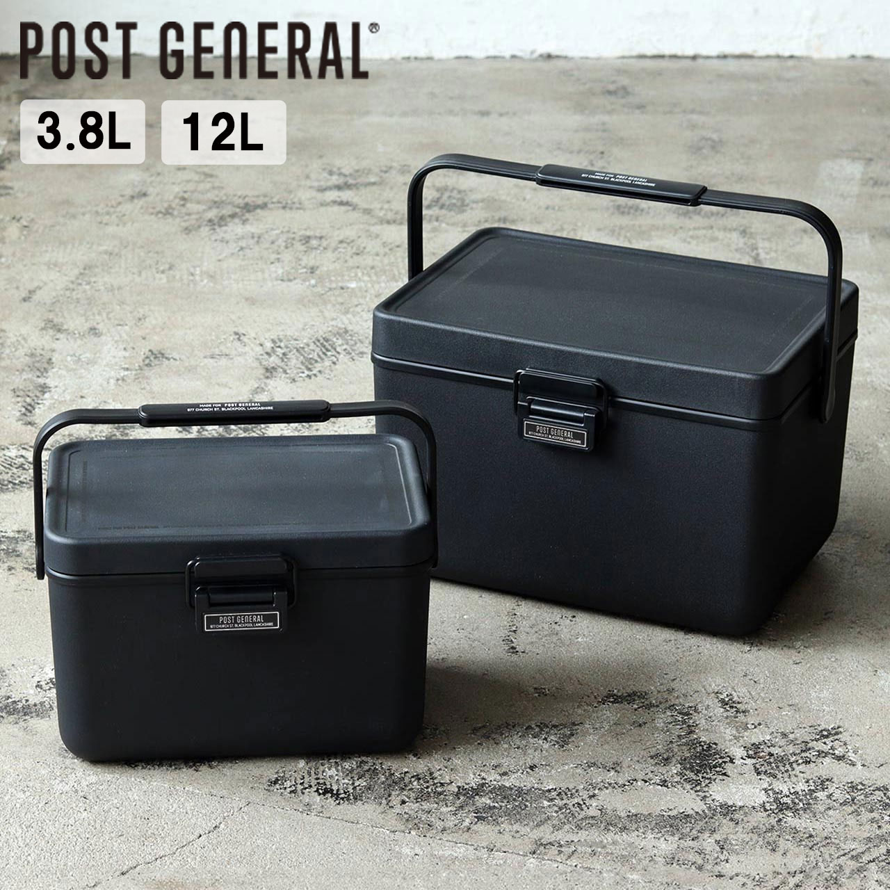 ポストジェネラル POST GENERAL PG ジ アイスエラ ハードシェルクーラー 3.8L 12L クーラーボックス ク..