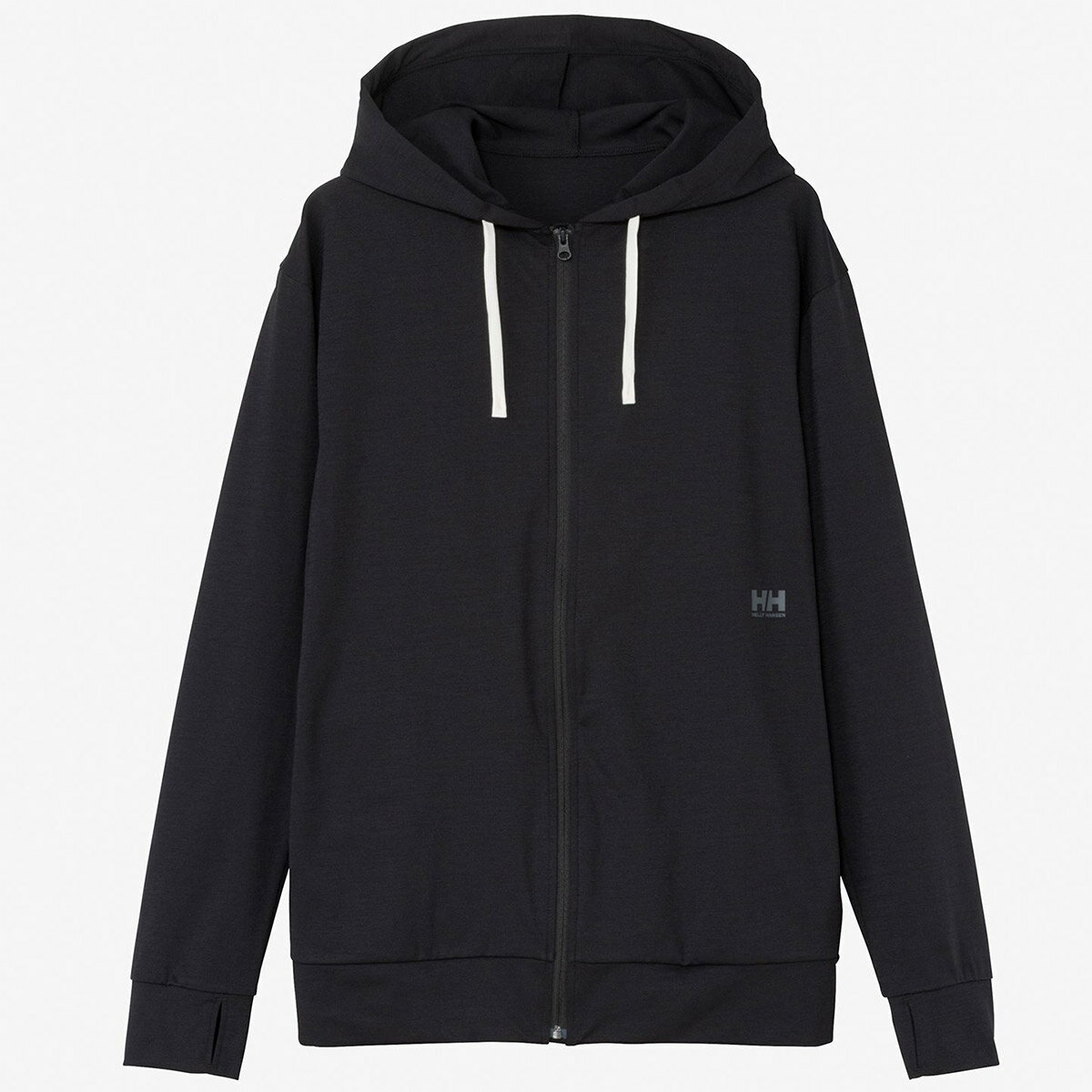 樂天商城 - ヘリーハンセン HELLY HANSEN アウトドア カジュアル ウェア スウェット パーカー ロングスリーブワンポイントロゴフルジップフーディーラッシュガード L/S OP FZ HD RASH HE82630-K メンズ レディース ユニセックス 26SS 春夏
