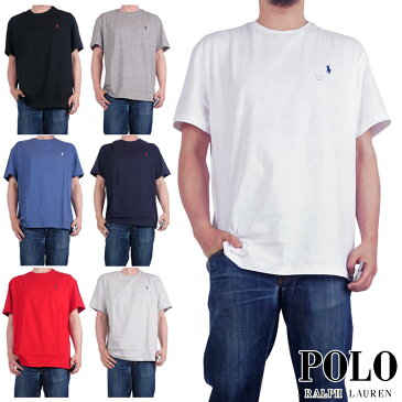 ラルフローレン Tシャツ メンズ レディース 丸首 POLO RALPH LAUREN クルーネック Tシャツ アメリカ USA規格 CREWNECK TEE ワンポイント 無地 プレーンカラー 白 黒 紺