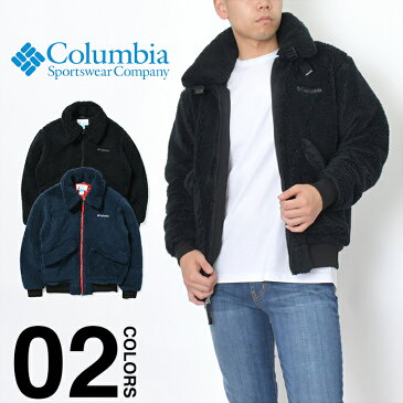 【セール】コロンビア ジャケット モコモコ ボア COLUMBIA フリースジャケット メンズ レディース クラークドームジャケット CLARK DOME JACKET ロゴ アウター 大きいサイズ 防寒 防風 あったか ブラック ネイビー PM3763