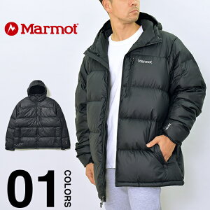 【セール】マーモット ダウンジャケット メンズ Marmot Guides Down Hoody ガイズ ダウン フーディー USモデル 大きいサイズ ビッグサイズ フード アウトドア キャンプ 防寒 撥水 保温 アウター 700フィル ブラック 2XL 3XL 4XL 14530