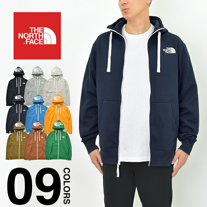 The North Face ザノースフェイス メンズインナー パーカー フーデイー グレー ジップアップ Mサイズ 裏地 裏起毛 タグ ポケット ロゴ 信憑