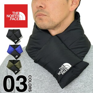 ノースフェイス マフラー ヌプシ ダウンマフラー メンズ レディース ユニセックス THE NORTH FACE Nuptse Muffler NN72206 アウトドア キャンプ 登山 防寒 保温 あったか おしゃれ ブランド プレゼント 秋冬 クリスマス 男女兼用 ブラック カーキ