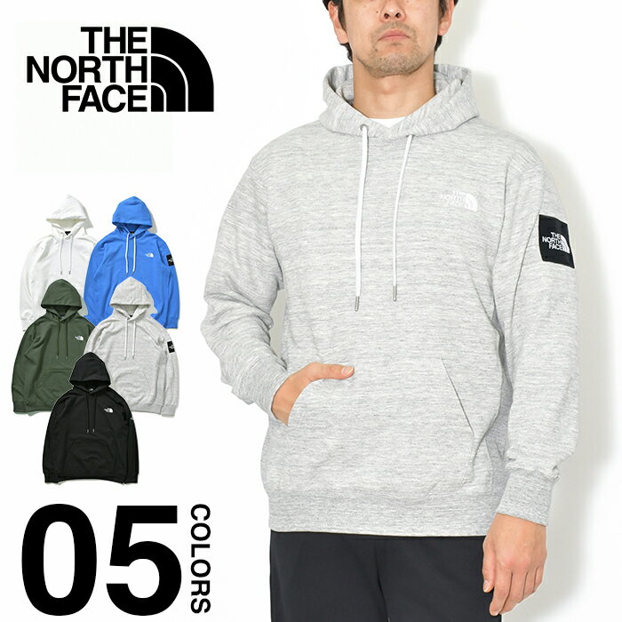 ノースフェイス パーカー メンズ レディース プルオーバー スウェット THE NORTH FACE SQUARE LOGO HOODIE スクエア ロゴ フード 裏パイル 大きいサイズ オーバーサイズ アウトドア キャンプ ユニセックス トップス NT12333