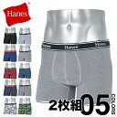 ボクサーパンツ メンズ（1000円程度） ヘインズ ボクサーパンツ メンズ 下着 2枚セット 2枚組 2P HANES BOXER BRIEF ボクサーブリーフ アンダーウェア ブランド 無地 おしゃれ 綿 コットン ゆったり 大きいサイズ 前閉じ トランクス ブラック グレー チェック カモ 迷彩 M L LL HM6EG702