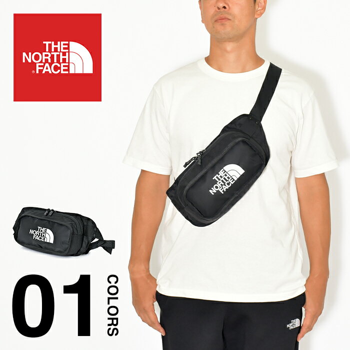 ノースフェイス ショルダーバッグ メンズ レディース ボディバッグ 3L THE NORTH FACE EXPLORE HIP PACK エクスプローラー ヒップパック ウエストポーチ ウエストバッグ メッセンジャーバッグ 斜めがけ アウトドア キャンプ 旅行 フェス 人気 ブランド ブラック 黒