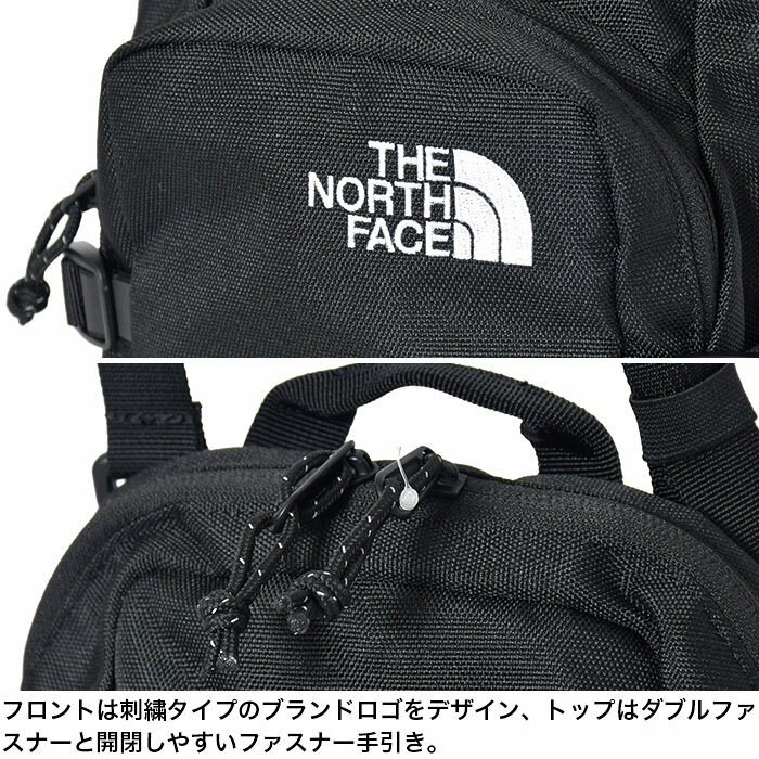 ノースフェイス ショルダーバッグ メンズ レディース キッズ ボルダーミニショルダー THE NORTH FACE Boulder Mini Shoulder NM72358 3L サコッシュ ボディバッグ ポーチ 斜めがけ ブランド アウトドア 旅行 ブラック 黒 ベージュ グレー ブルー 3