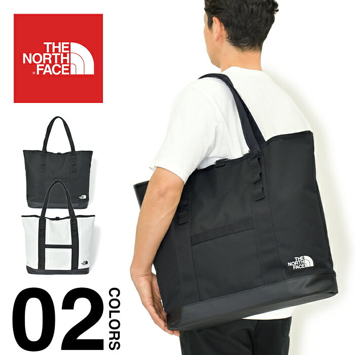 ノースフェイス トートバッグ メンズ ノースフェイス バッグ トートバッグ トート 37L 大容量 ショルダー THE NORTH FACE Fieludens Gear Tote S フィルデンスギアトートS 肩掛け アウトドア キャンプ 耐水 おしゃれ 人気 旅行 ブランド 小型 メンズ レディース ブラック 黒 ホワイト 白 NM82202