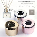 ディフューザーキャップ 2個 かぶせタイプ ネジ口直径29mmまで対応 シルバー ピンクゴールド ゴールド リードディフューザー 蓋 キャップ ルームフレグランス