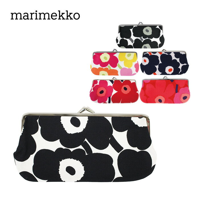 がま口 marimekko マリメッコ Silmalasikukkaro シルマラシ クッカロがま口 ポーチ ペンケース 化粧ポーチ メイクポーチ コインケース ブランド デザイナーズ レディース 北欧 海外 フィンランド 花柄 ウニッコ 27003ギフト プレゼント 誕生日 お祝い 通勤 通学