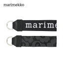 marimekko マリメッコ JOUKKIO LOGO UNIKKO キーリング キーホルダー ロゴ ウニッコ 花柄 ブラック 黒 49568 910 49876 099 おしゃれ かわいい 北欧 プレゼント ギフト