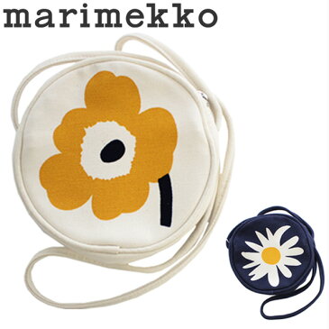 marimekko マリメッコ Rilla Unikko Rakastaa ショルダー バッグ斜めがけ ポシェット ボディバッグ ミニバッグ サークル型 カバン ウニッコ ブランド デザイナーズ 北欧 フィンランド レディース 48549 48550ギフト プレゼント 誕生日 お祝い 通勤 通学 送料無料