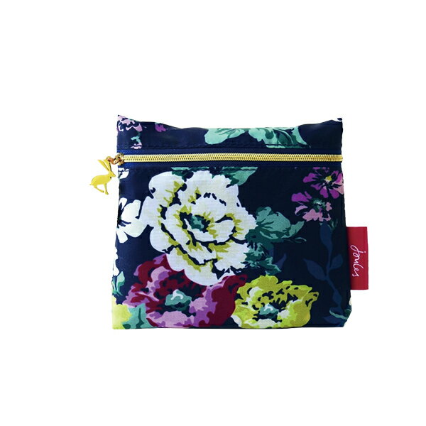 JOULES ジュールズ Shopper in Zip Pouch ショッパー ジップ ポーチエコバッグ サブバッグ ショッピングバッグ ポーチ付き エコ コンパクト 花柄 ブルー JLS1910メンズ レディース プレゼント ギフト 通勤 通学 送料無料