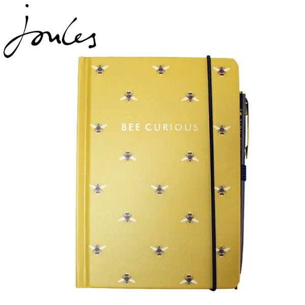 SALE開催中!6/11 1:59まで!JOULES ジュールズ Notebook with Pen ペン付きA6ノート セット ノートブックノート メモ帳 A6 文具 文房具 ハチ 蜂 罫線入り イギリス JLS2015メンズ レディース プレゼント ギフト