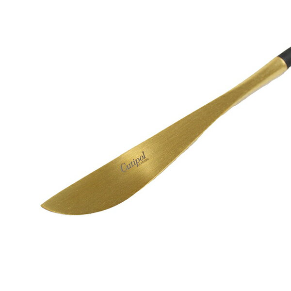 Cutipol クチポール GOA ゴア Dinner knife ディナーナイフ ブラック ゴールド 黒 金キッチン用品 ナイフ カトラリー おしゃれ 人気 シンプル GO03ギフト プレゼント 誕生日 お祝い 通勤 通学 送料無料