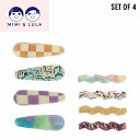 30%OFFクーポン配布中 MIMI&LULA ミミ&ルーラ acetate clips ZIGGY アクセント クリップヘアピン へアクセサリー 髪飾り ヘア...