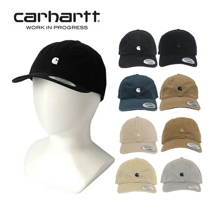 カーハート  帽子 メンズ Carhartt WIP カーハート WIP MADISON LOGO CAP マディソン ロゴ キャップ キャップ 帽子 ジョギング ランニング スポーツ メンズ ブラック ベージュ ブルー I023750 プレゼント ギフト 通勤 通学 送料無料