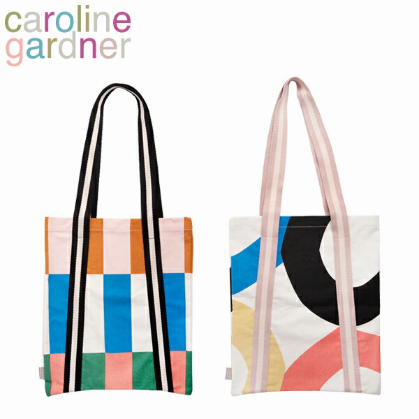 SALE開催中!6/11 1:59まで caroline gardner キャロラインガードナー Tote Bag トートバッグキャンバストート バッグ サブバッグ コットン ブルー ストライプ おしゃれ UK ロンドン レディース BKB102 BKB103ギフト プレゼント 誕生日 お祝い