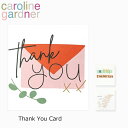 SALE開催中!23:59まで caroline gardner キャロラインガードナー Thank you card サンキュー カードgreeting ca...